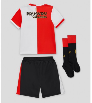 Feyenoord Hjemmebanetrøje Børn 2025-26 Kortærmet (+ Korte bukser)